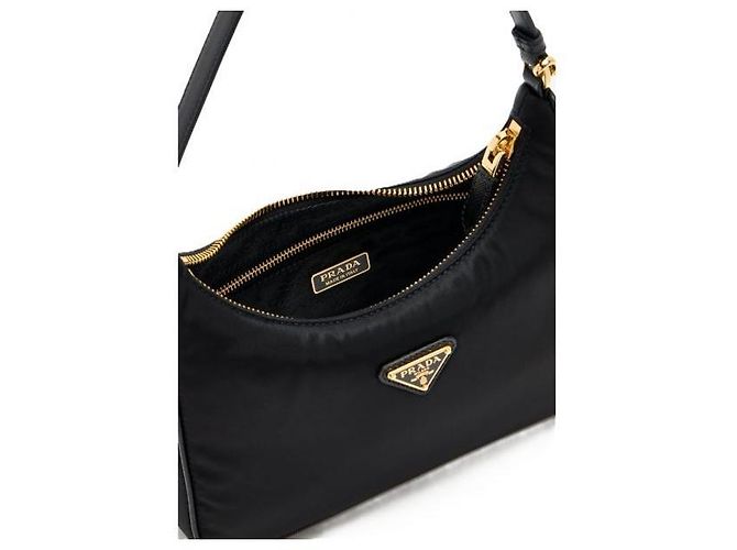 Prada Mini Borsa Re-Edition in Nylon - vista 5