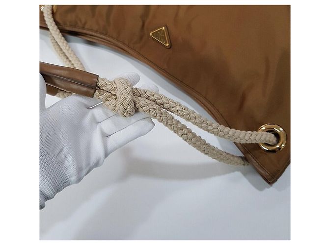 Prada Borsa a tracolla Mariner Large in nylon - vista 6