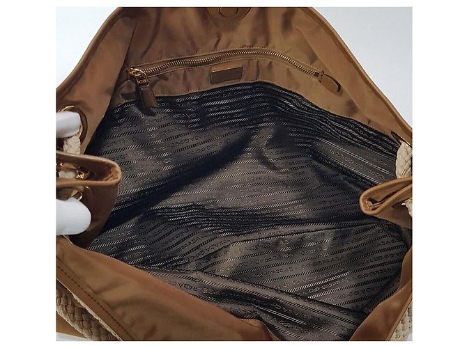 Prada Borsa a tracolla Mariner Large in nylon - vista 8