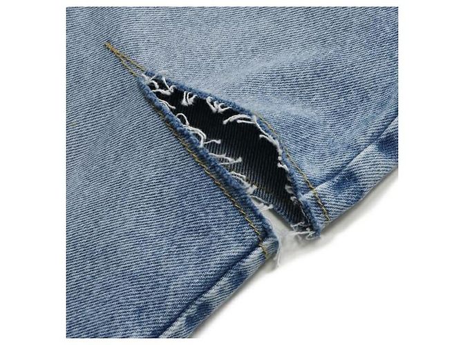 Maison Martin Margiela Vaqueros de denim con detalle de corte - vista 9