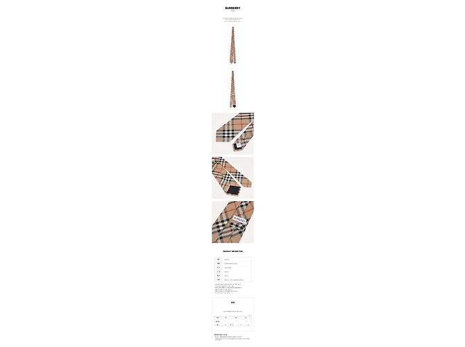 Burberry PIEGA IN SETA MANSION CHECK - vista 11