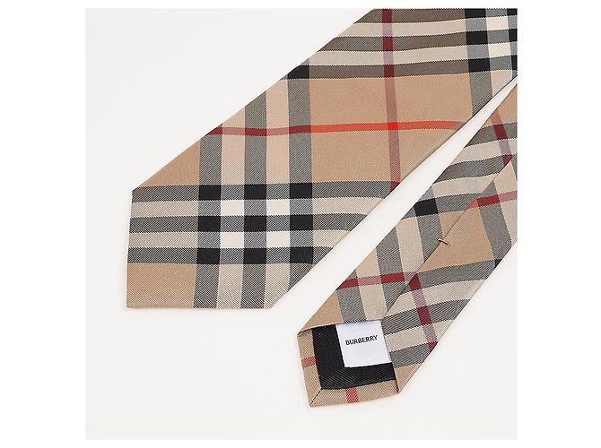 Burberry PIEGA IN SETA MANSION CHECK - vista 3