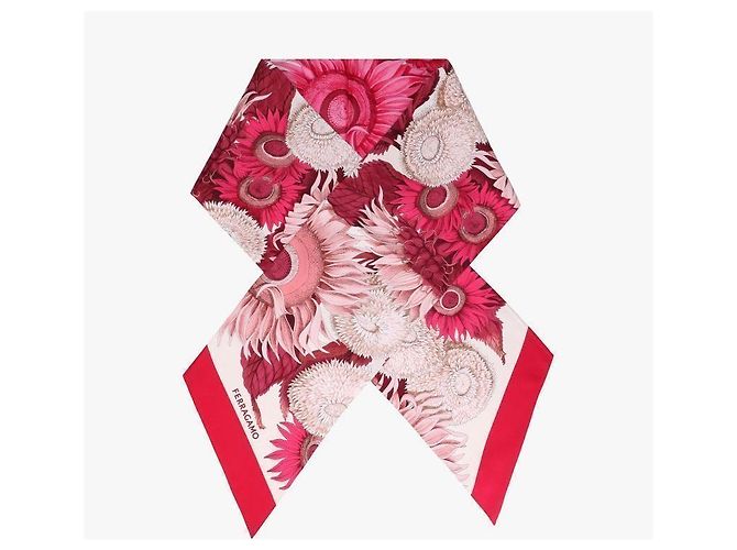 Salvatore Ferragamo Seidentuch mit Sonnenblumen-Print - Ansicht 6