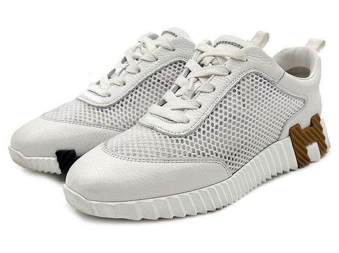Hermès Sneakers in mesh Bouncing - vista 2