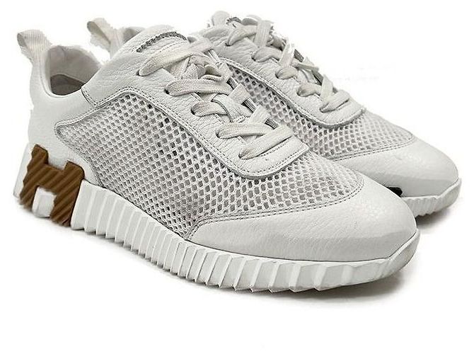 Hermès Sneakers in mesh Bouncing - vista 3