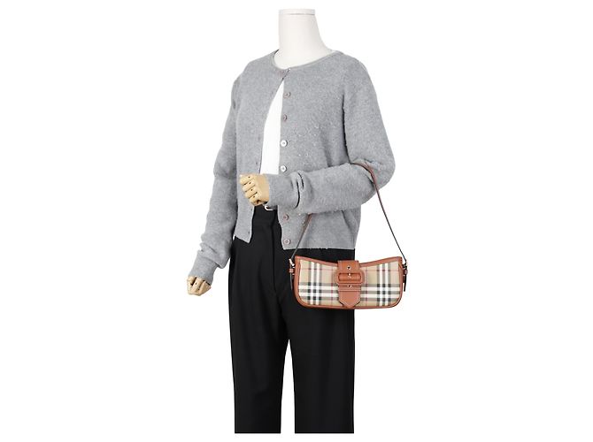 Burberry Borsa a tracolla Check Sling - vista 10