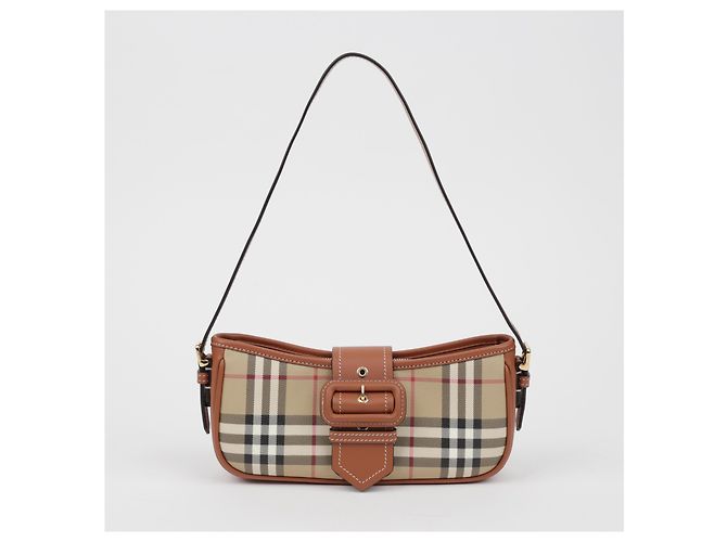 Burberry Borsa a tracolla Check Sling - vista 2
