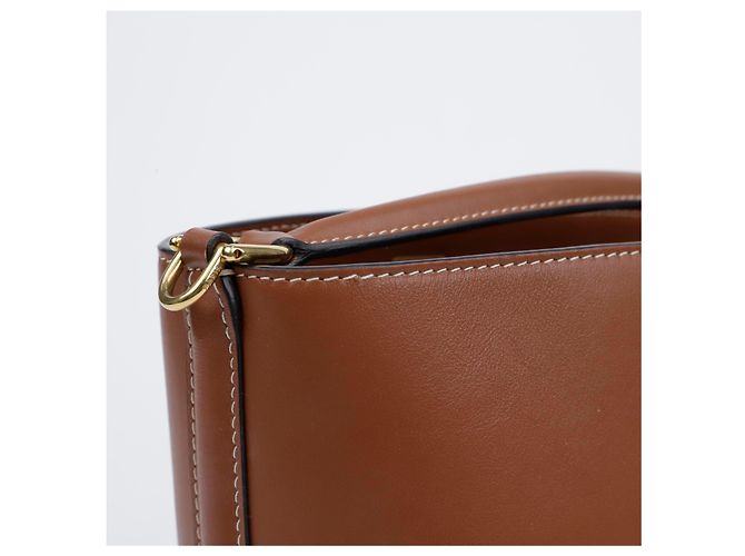 Céline Borsa a tracolla Tote Tin Bucket Brown - vista 10