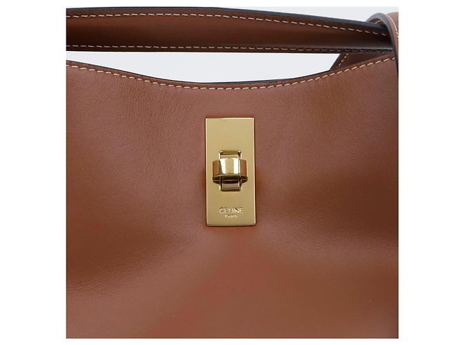 Céline Borsa a tracolla Tote Tin Bucket Brown - vista 2