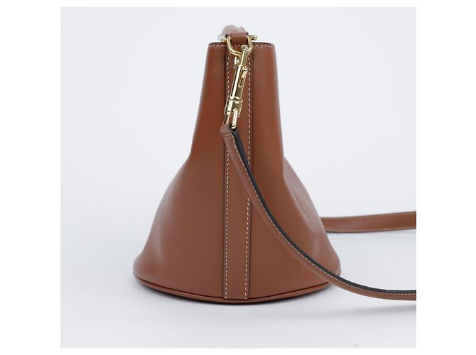 Céline Borsa a tracolla Tote Tin Bucket Brown - vista 5