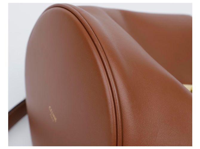 Céline Borsa a tracolla Tote Tin Bucket Brown - vista 7