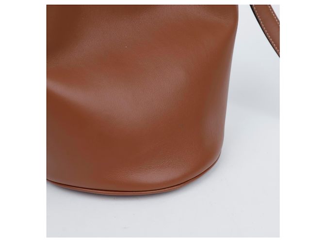 Céline Borsa a tracolla Tote Tin Bucket Brown - vista 8