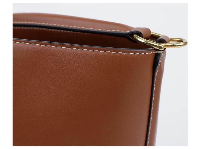 Céline Borsa a tracolla Tote Tin Bucket Brown - vista 9