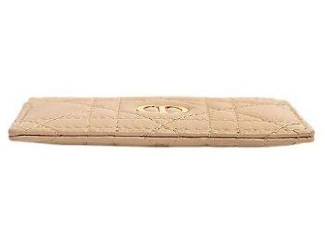 Dior Kartenetui Beige Leder - Ansicht 4