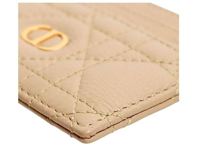 Dior Kartenetui Beige Leder - Ansicht 5
