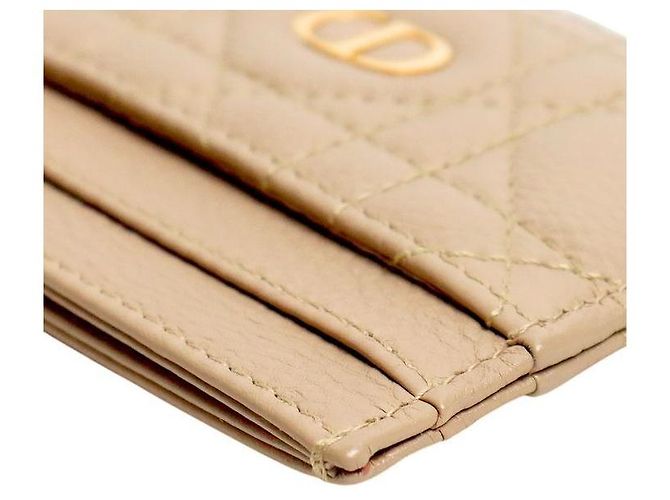 Dior Kartenetui Beige Leder - Ansicht 6