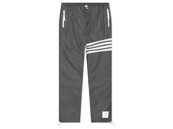 Thom Browne Pantaloni track in mesh ripstop - vista 3