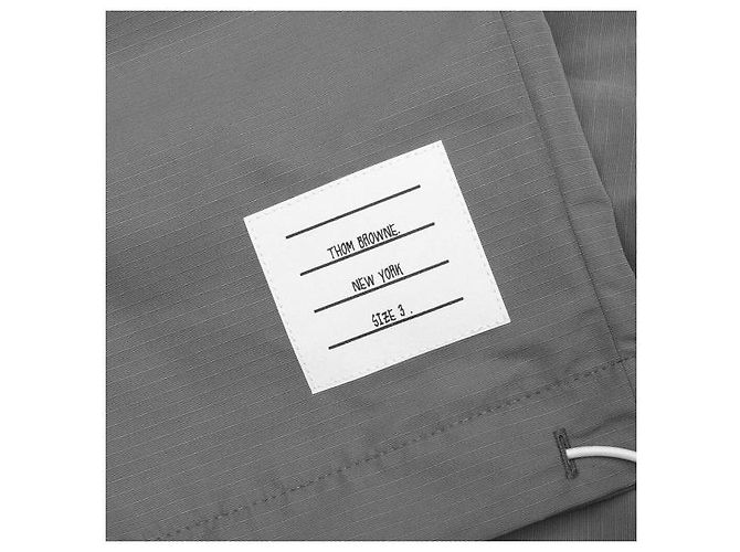 Thom Browne Pantaloni track in mesh ripstop - vista 5