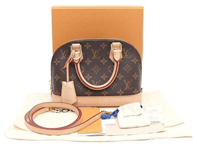 Louis Vuitton Borsa a mano e a tracolla Monogram Alma BB - vista 22