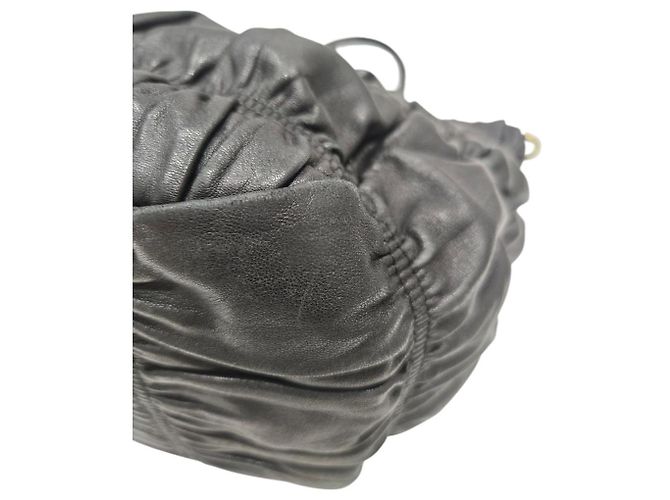 Prada Borsa a tracolla Nappa Gofer Gold - vista 6