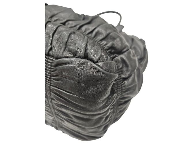 Prada Borsa a tracolla Nappa Gofer Gold - vista 8