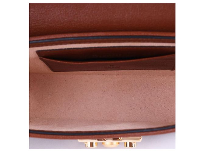 Padlock Gucci Mini mala de mão com cadeado GG e ferragens douradas - vista 13