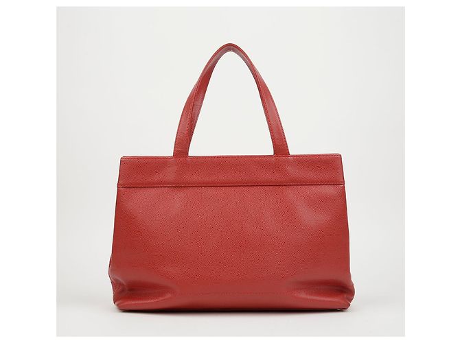 Chanel Borsa a spalla Tote Logo CC (Red) - vista 2