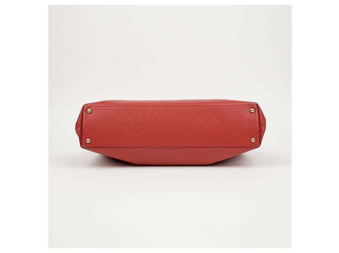 Chanel Borsa a spalla Tote Logo CC (Red) - vista 4