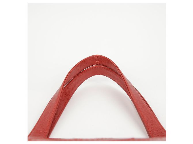 Chanel Borsa a spalla Tote Logo CC (Red) - vista 7