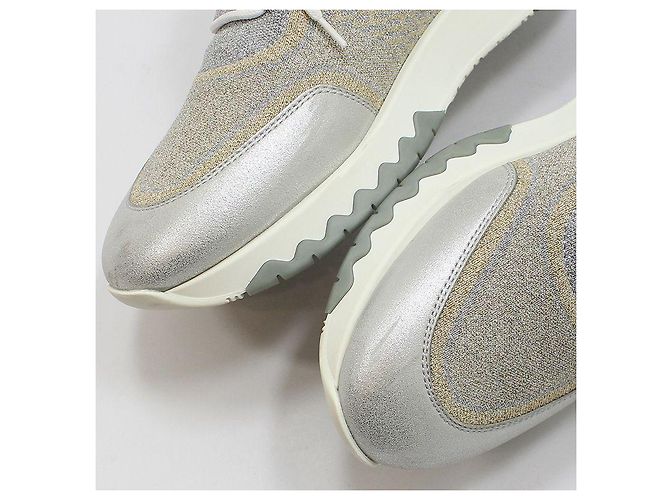 Hermès Sneakers Metallic Knit Addict - vista 10