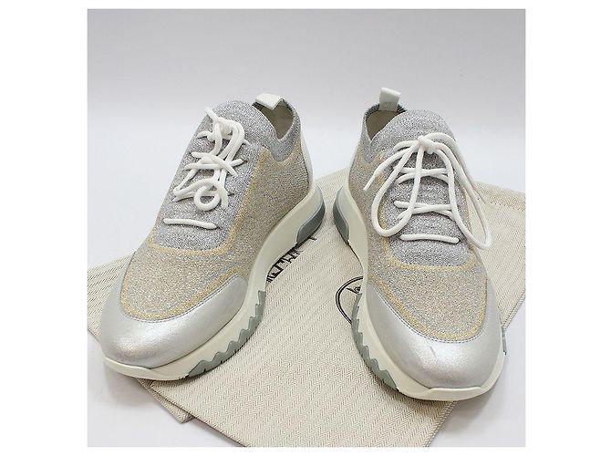 Hermès Sneakers Metallic Knit Addict - vista 2