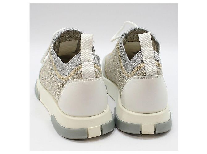 Hermès Sneakers Metallic Knit Addict - vista 5