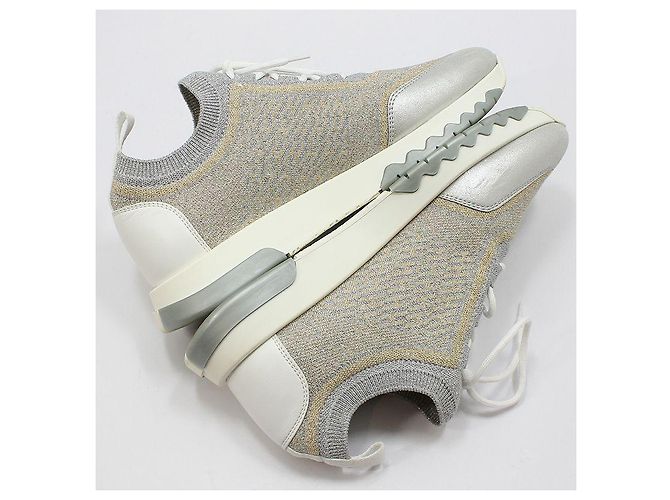 Hermès Sneakers Metallic Knit Addict - vista 7