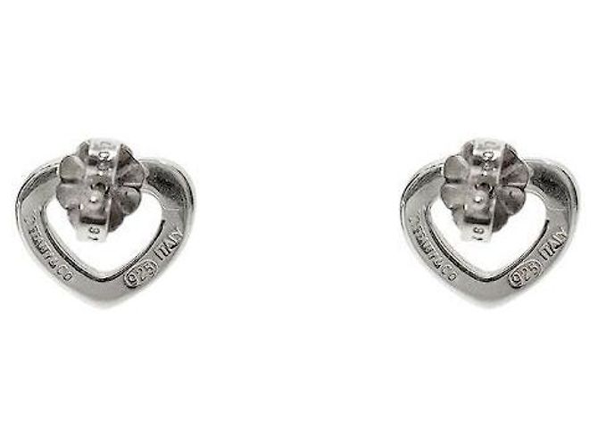 Tiffany & Co Open Heart Ohrringe aus Silber - Ansicht 3