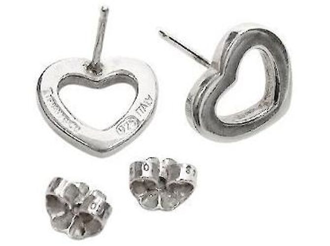 Tiffany & Co Open Heart Ohrringe aus Silber - Ansicht 4