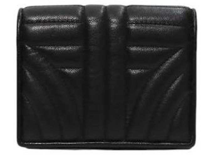 Cartera Prada Diagram de cuero negro - vista 3