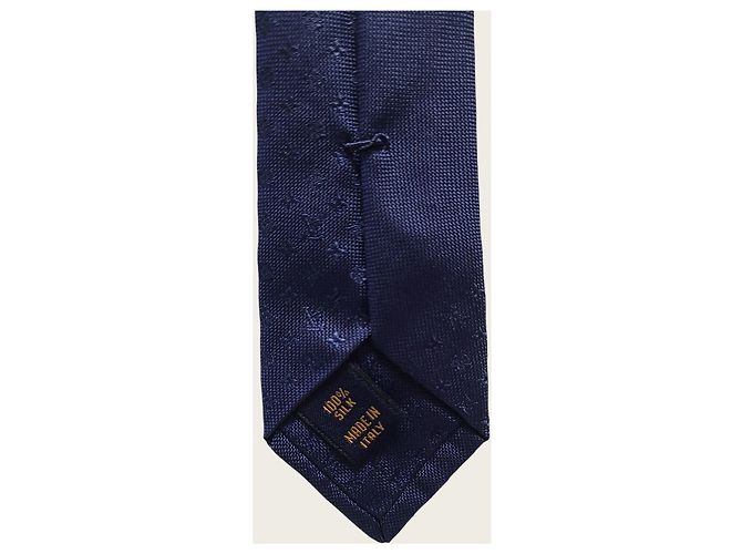 Louis Vuitton Cravatta sfumata Monogram blu - vista 5