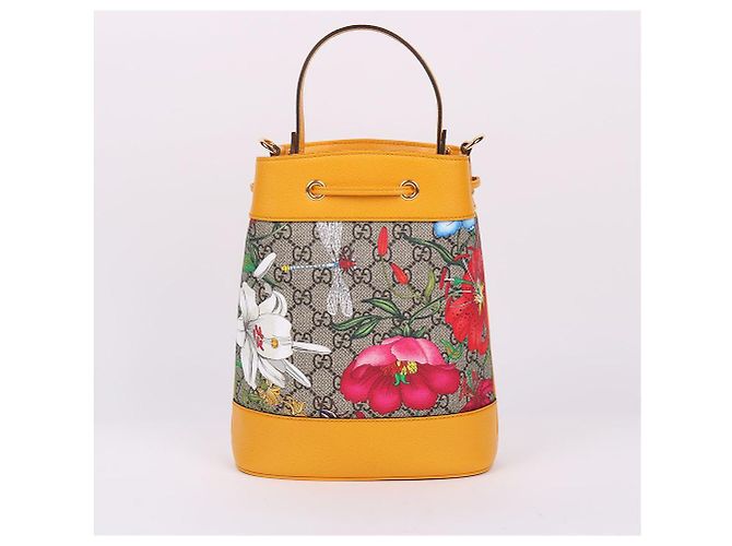 Gucci Picca borsa a secchiello spalla - vista 5