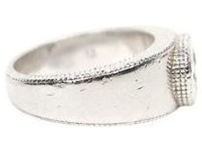 Gucci Interlocking Silver Ring - view 4