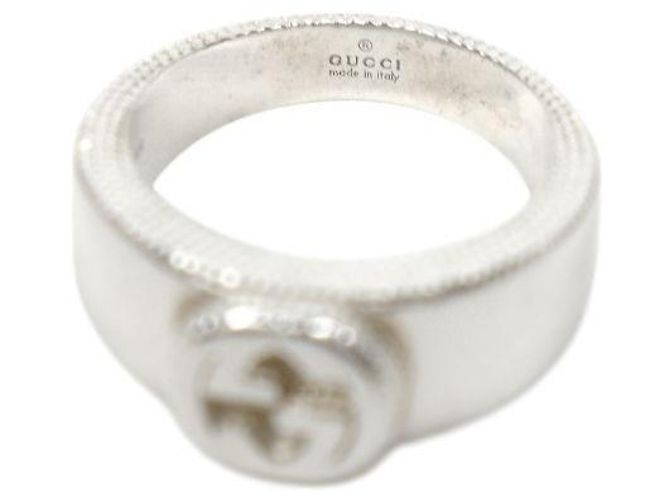 Gucci Interlocking Silver Ring - view 6