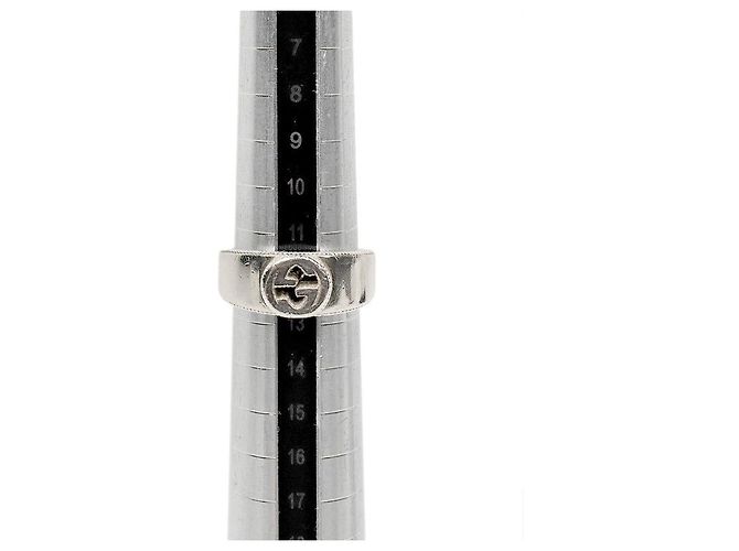 Gucci Interlocking Silver Ring - view 8