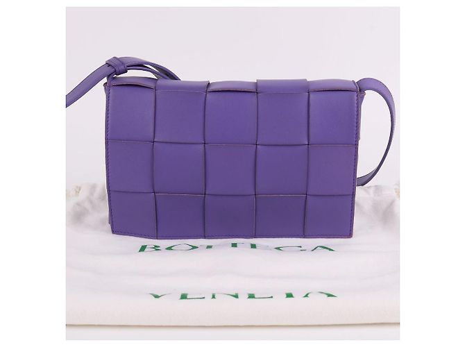 Bottega Veneta Borsa a tracolla Cassette Small Viola - vista 11