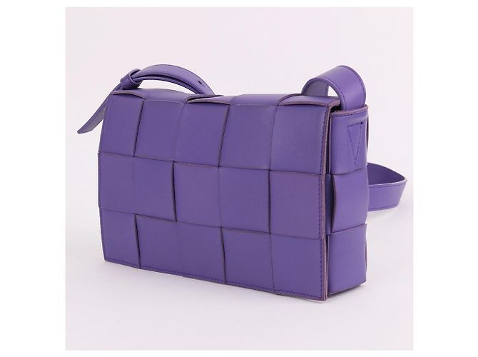 Bottega Veneta Borsa a tracolla Cassette Small Viola - vista 2