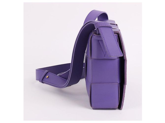 Bottega Veneta Borsa a tracolla Cassette Small Viola - vista 3