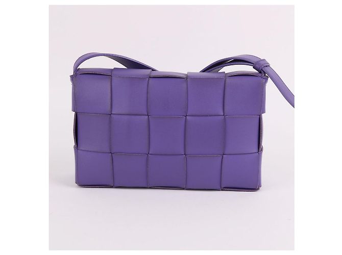 Bottega Veneta Borsa a tracolla Cassette Small Viola - vista 4