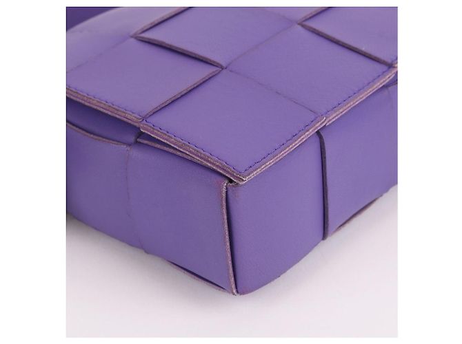 Bottega Veneta Borsa a tracolla Cassette Small Viola - vista 7