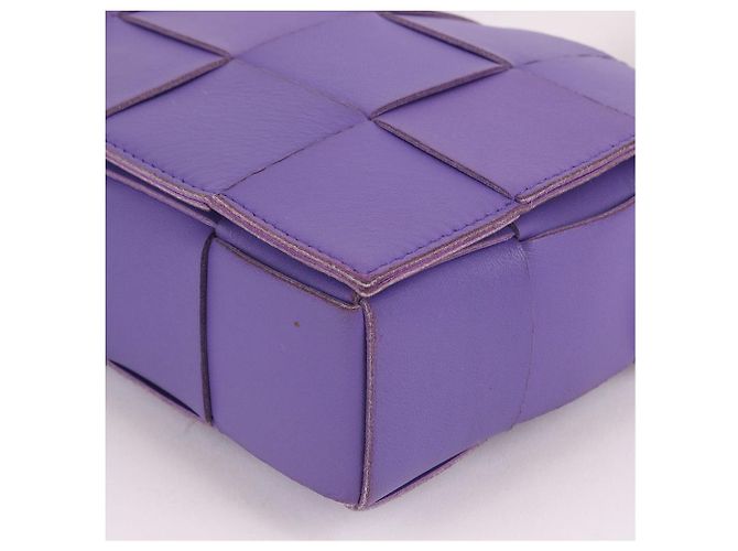 Bottega Veneta Borsa a tracolla Cassette Small Viola - vista 8