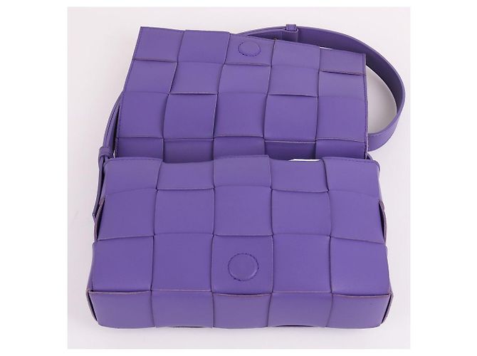 Bottega Veneta Borsa a tracolla Cassette Small Viola - vista 9