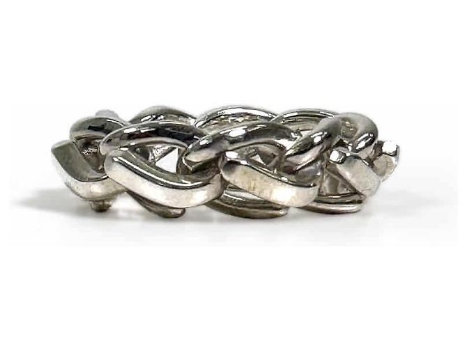 Tiffany & Co Anello a maglie Forge da uomo in argento sterling - vista 4