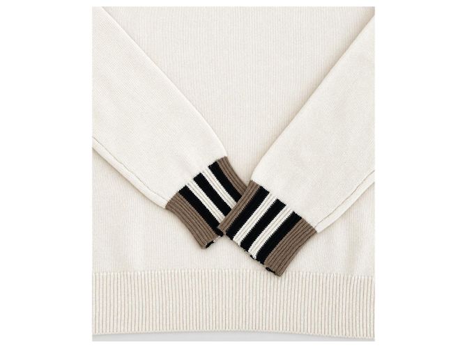 Burberry Strickpullover für Damen aus Wolle und Kaschmir, Natural White - Ansicht 11